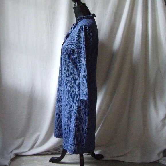 J McLaughlin dress Jaclyn black blue bow tie detail fairy feminine ruffle new - Picture 4 of 16